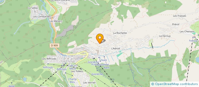 localisation de l'entreprise SCI ROBICA à LA CLUSAZ
