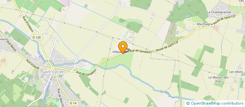 localisation de l'entreprise SCI ROBICHON à SAINT-CYR-EN-VAL