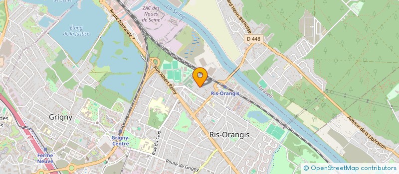 localisation de l'entreprise SCI ROBIDA à RIS-ORANGIS