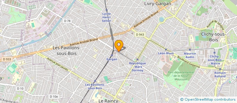 localisation de l'entreprise SCI ROBILLARD à LIVRY-GARGAN