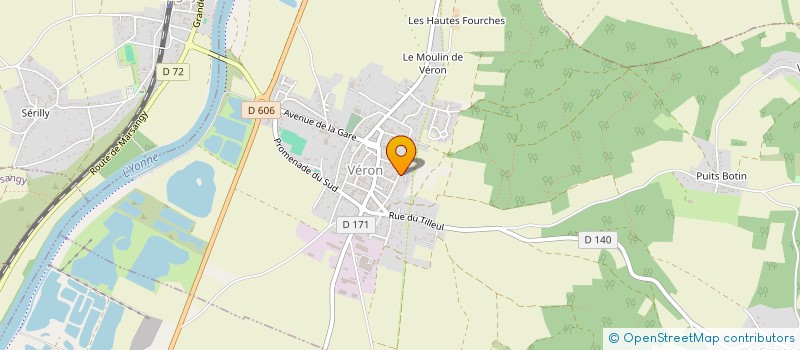 localisation de l'entreprise SCI ROBILLARD  VERON