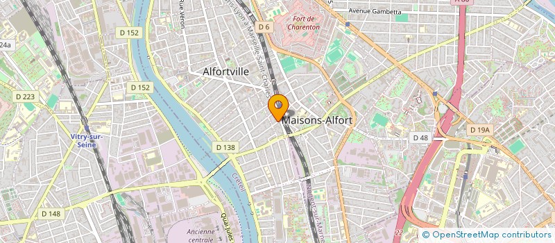 localisation de l'entreprise SCI ROBILLARD-ROSS à ALFORTVILLE