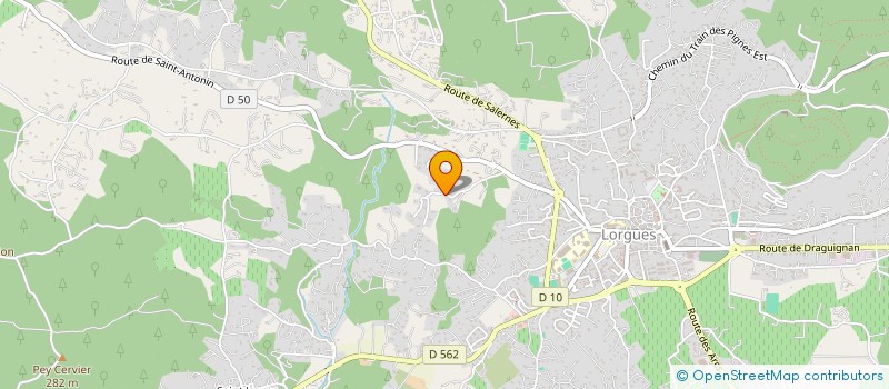 localisation de l'entreprise SCI ROBIN  LORGUES