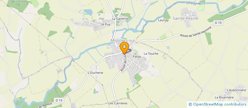 localisation de l'entreprise SCI ROBIN  BESSAY