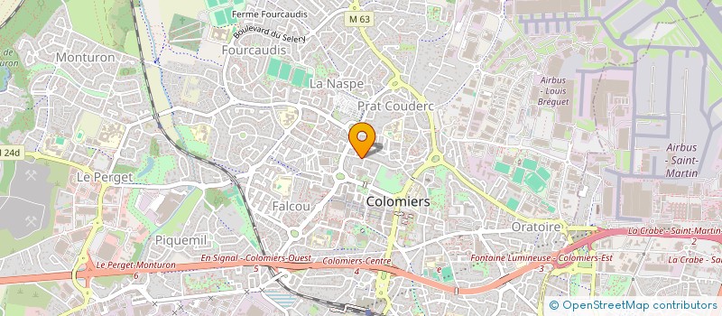 localisation de l'entreprise SCI ROBIN à COLOMIERS