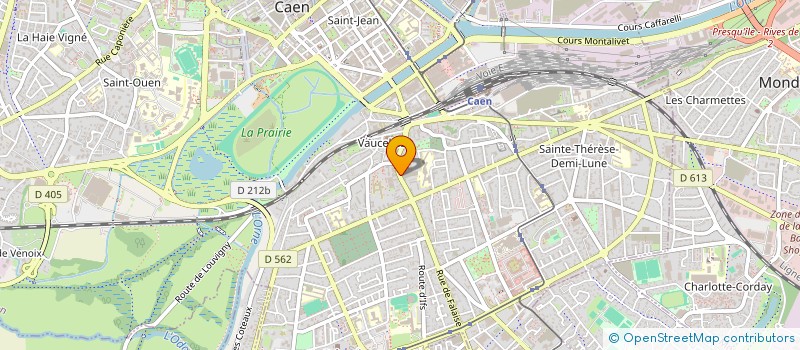 localisation de l'entreprise SCI ROBIN à CAEN