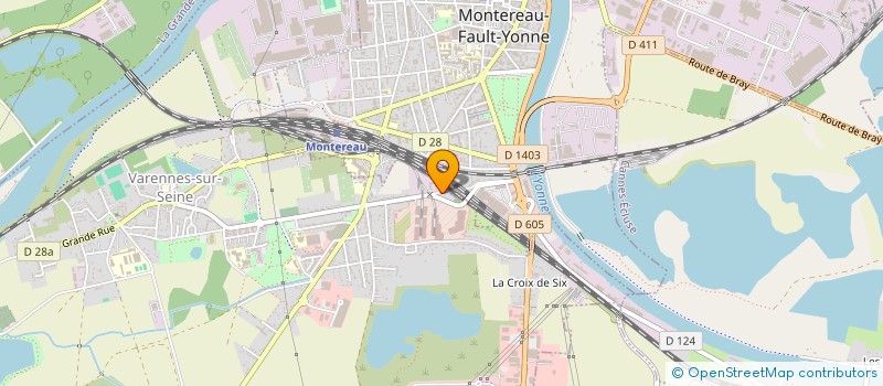 localisation de l'entreprise SCI ROBIN  VARENNES-SUR-SEINE