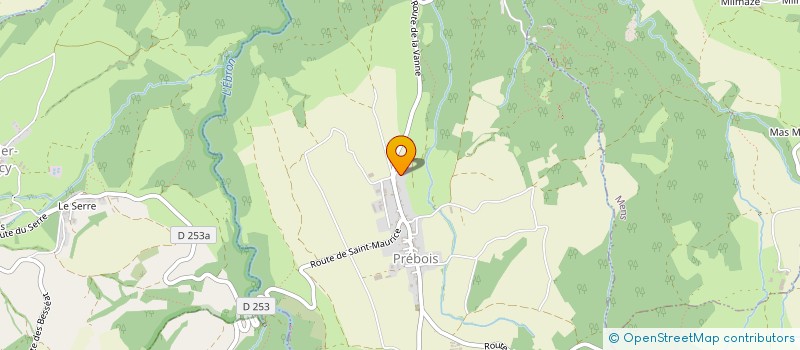 localisation de l'entreprise SCI ROBIN  PREBOIS