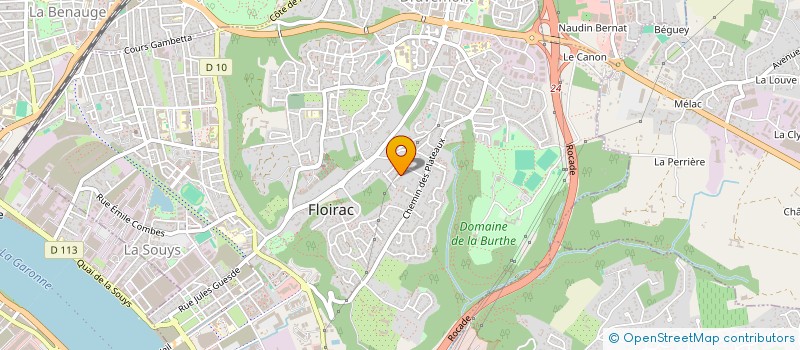 localisation de l'entreprise SCI ROBIN  FLOIRAC