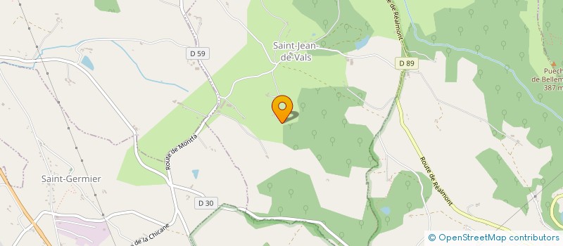 localisation de l'entreprise SCI ROBIN  SAINT-JEAN-DE-VALS