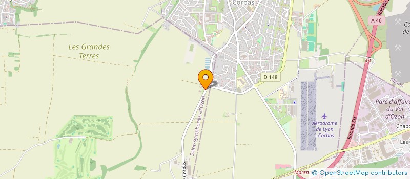 localisation de l'entreprise SCI ROBIN-BROYER  SAINT-SYMPHORIEN-D'OZON