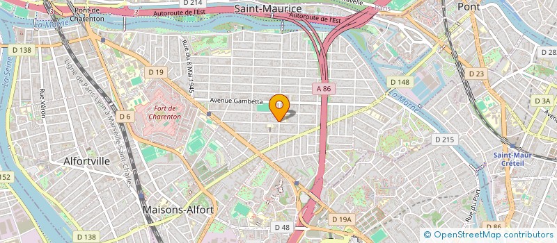 localisation de l'entreprise SCI ROBIN CHARRIER à MAISONS-ALFORT