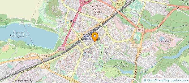 localisation de l'entreprise SCI ROBIN DES SOUS BOIS  MONTIGNY-LE-BRETONNEUX