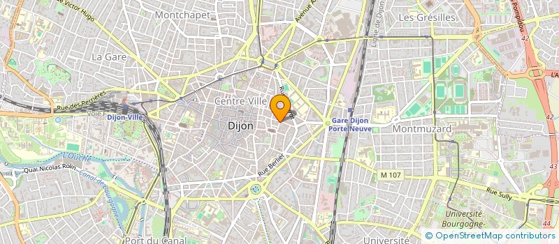 localisation de l'entreprise SCI ROBIN ET CONSORTS à DIJON