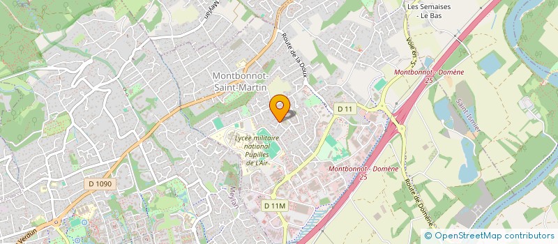 localisation de l'entreprise SCI ROBIN INVEST  MONTBONNOT-SAINT-MARTIN