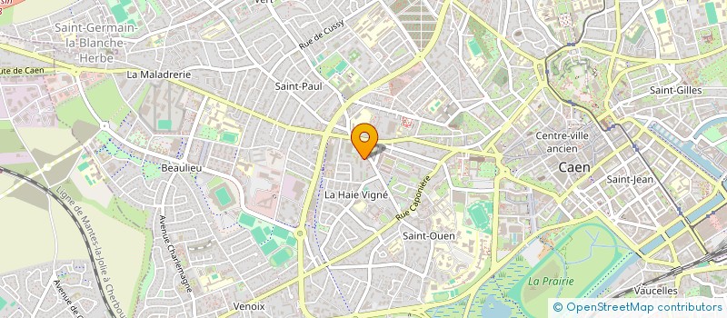 localisation de l'entreprise SCI ROBIN LEFEVRE à CAEN