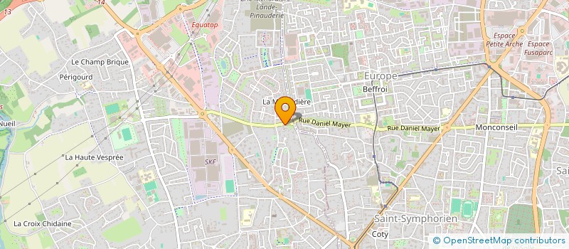 localisation de l'entreprise SCI ROBIN-LIONNET  SAINT-CYR-SUR-LOIRE