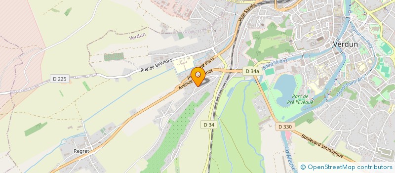 localisation de l'entreprise SCI ROBIN MAZEL à VERDUN
