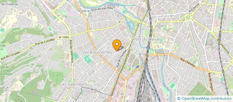 localisation de l'entreprise SCI ROBIN VJM à DIJON