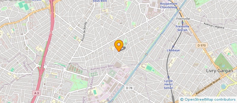 localisation de l'entreprise SCI ROBINA à AULNAY-SOUS-BOIS