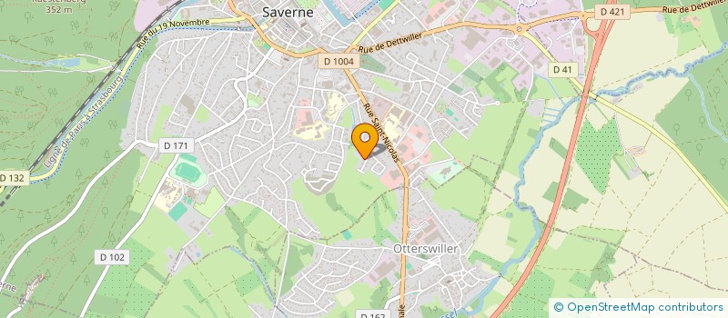 localisation de l'entreprise SCI ROBINE  SAVERNE