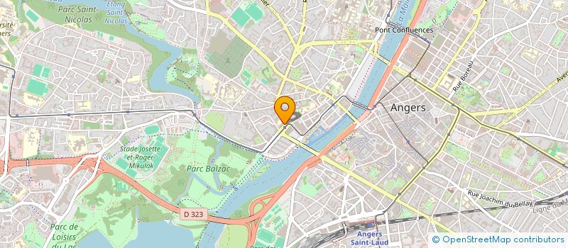 localisation de l'entreprise SCI ROBINE DU FRONT DE MAINE à ANGERS