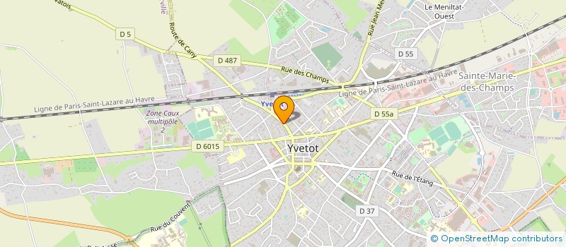 localisation de l'entreprise SCI ROBINEAU  YVETOT