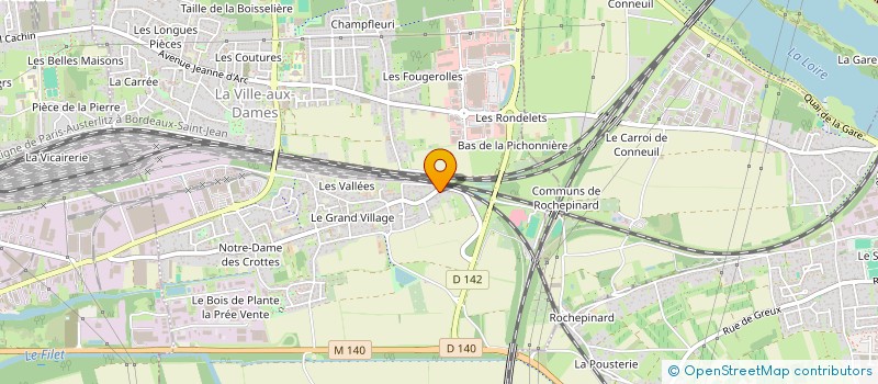 localisation de l'entreprise SCI ROBINEAU  LA VILLE-AUX-DAMES