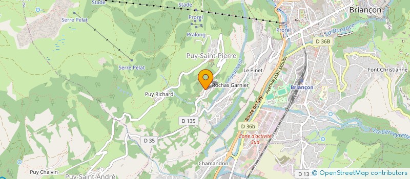 localisation de l'entreprise SCI ROBINELIO à BRIANCON