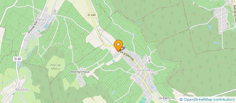 localisation de l'entreprise SCI ROBINET  GRAUVES