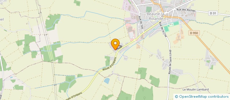localisation de l'entreprise SCI ROBINET  BEAUNE-LA-ROLANDE