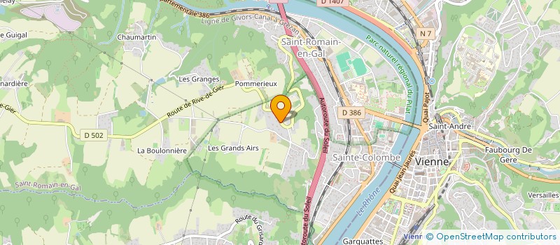 localisation de l'entreprise SCI ROBINFANTE  SAINTE-COLOMBE