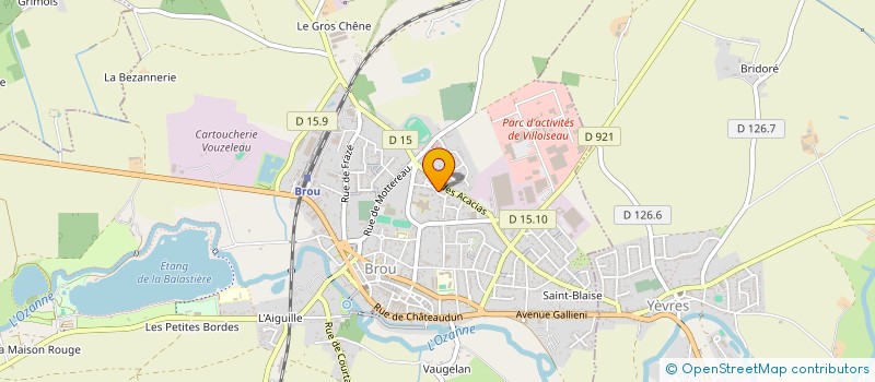 localisation de l'entreprise SCI ROBINSON à BROU