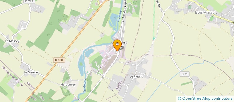 localisation de l'entreprise SCI ROBINSON  RUGLES