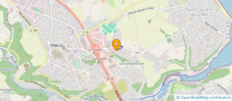 localisation de l'entreprise SCI ROBINSON  PLERIN