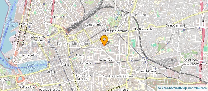 localisation de l'entreprise SCI ROBION à MARSEILLE