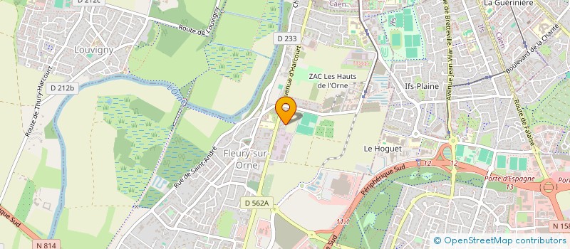 localisation de l'entreprise SCI ROBKO  FLEURY-SUR-ORNE