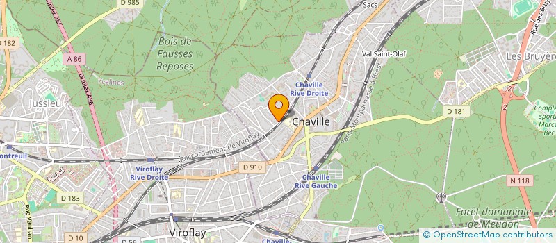 localisation de l'entreprise SCI ROBLE à CHAVILLE