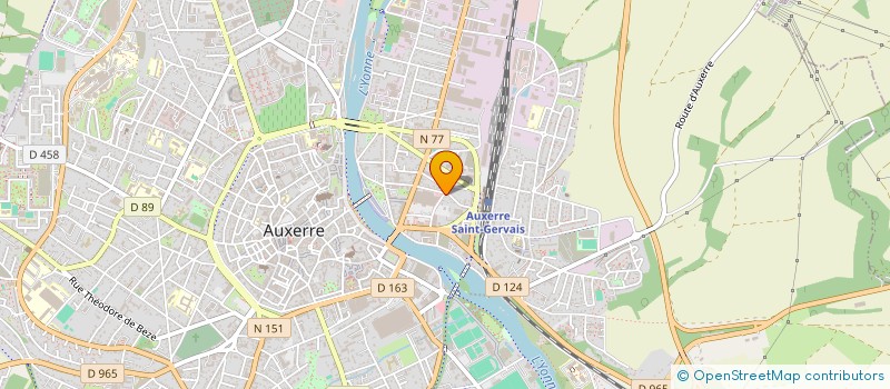localisation de l'entreprise SCI ROBLES à AUXERRE