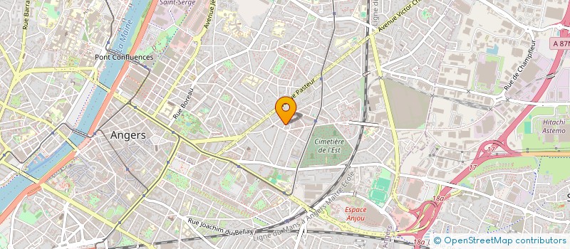 localisation de l'entreprise SCI ROBLES INVEST à ANGERS