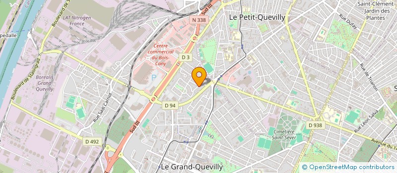 localisation de l'entreprise SCI ROBLIN  LE GRAND-QUEVILLY