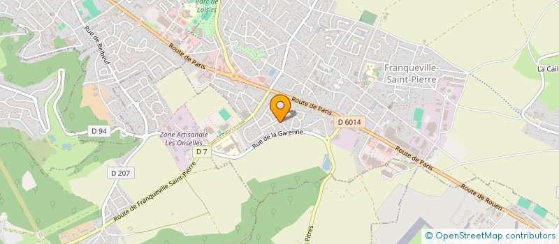 localisation de l'entreprise SCI ROBLYD  FRANQUEVILLE-SAINT-PIERRE