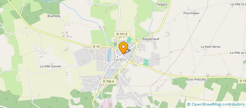 localisation de l'entreprise SCI ROBO  SERENT