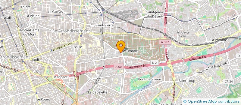localisation de l'entreprise SCI ROBOR à MARSEILLE