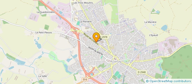 localisation de l'entreprise SCI ROBRETEAU GUILLET  AIZENAY