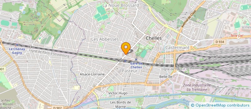 localisation de l'entreprise SCI ROBRUN  CHELLES