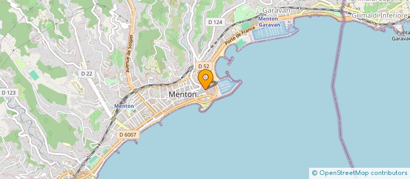 localisation de l'entreprise SCI ROBRUSAN à MENTON