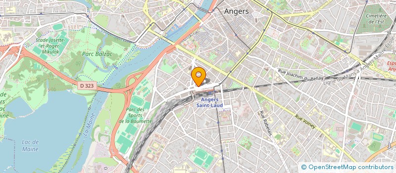 localisation de l'entreprise SCI ROBSUB à ANGERS