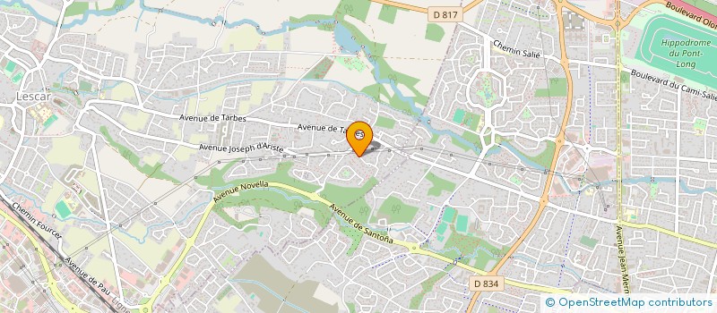 localisation de l'entreprise SCI ROBUR  LESCAR