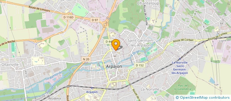 localisation de l'entreprise SCI ROBY  ARPAJON